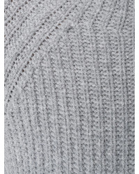 Женский серый шерстяной свитер от Eleventy