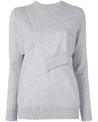Женский серый шерстяной свитер от Proenza Schouler