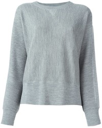 Женский серый шерстяной свитер от Vince