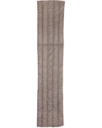Мужской серый шерстяной шарф от Nanamica