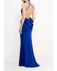 Синее вечернее платье от Goddiva
