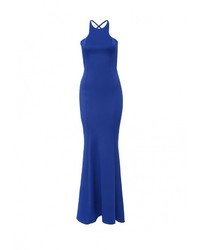 Синее вечернее платье от Goddiva