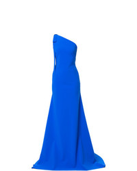 Синее вечернее платье от Greta Constantine