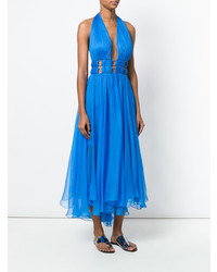 Синее вечернее платье от Maria Lucia Hohan