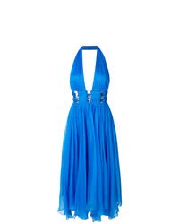 Синее вечернее платье от Maria Lucia Hohan
