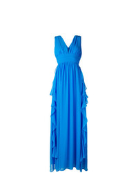 Синее вечернее платье от MSGM
