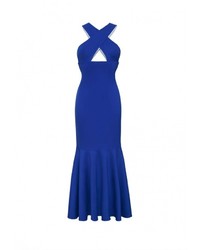 Синее вечернее платье от OLGA SKAZKINA