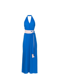 Синее вечернее платье от Rosie Assoulin