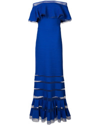 Синее вечернее платье от Tadashi Shoji