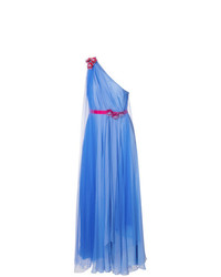 Синее вечернее платье от Talbot Runhof