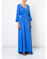Синее вечернее платье от Dvf Diane Von Furstenberg