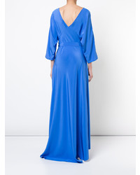 Синее вечернее платье от Dvf Diane Von Furstenberg
