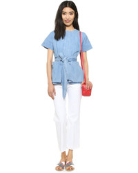 Синее джинсовое кимоно