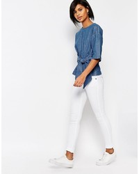 Синее джинсовое кимоно от Vero Moda