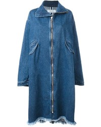 Женское синее джинсовое пальто от MARQUES ALMEIDA