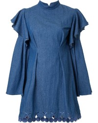 Синее джинсовое платье от Dresscamp