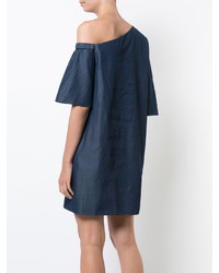 Синее джинсовое платье от Tibi