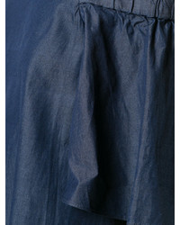 Синее джинсовое платье от Tibi