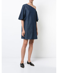 Синее джинсовое платье от Tibi