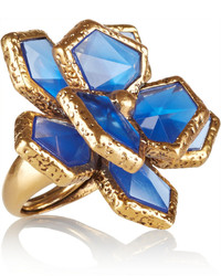 Синее кольцо от Oscar de la Renta