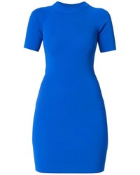Синее облегающее платье от Alexander Wang