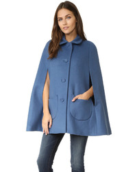 Синее пальто-накидка от Paul & Joe Sister
