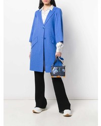 Женское синее пальто от Manzoni 24