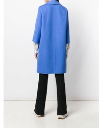 Женское синее пальто от Manzoni 24
