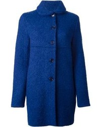 Женское синее пальто от Aspesi