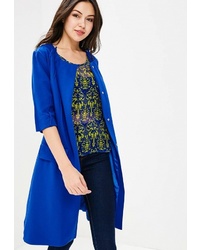 Женское синее пальто от Bezko