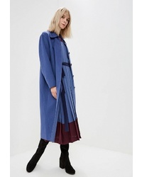 Женское синее пальто от BOSS HUGO BOSS