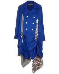 Женское синее пальто от Comme des Garcons