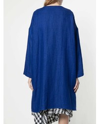 Женское синее пальто от Enfold