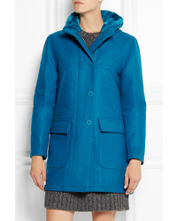 Женское синее пальто от Richard Nicoll