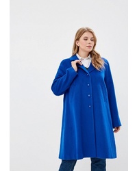 Женское синее пальто от Gamelia