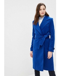 Женское синее пальто от Gepur