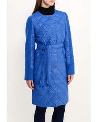 Женское синее пальто от Grand Style