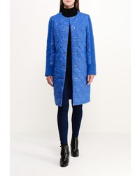 Женское синее пальто от Grand Style