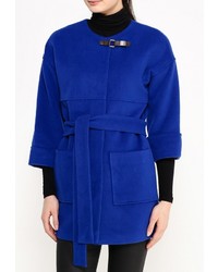 Женское синее пальто от Grand Style