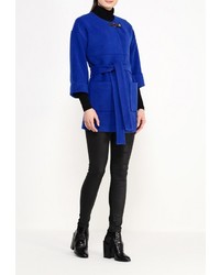 Женское синее пальто от Grand Style