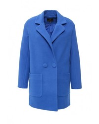 Женское синее пальто от Grand Style