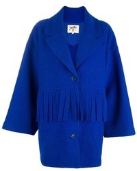 Женское синее пальто от JC de CASTELBAJAC