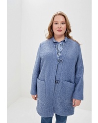Женское синее пальто от Lavira