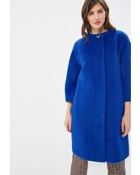 Женское синее пальто от Lea Vinci