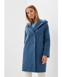 Женское синее пальто от Ovelli