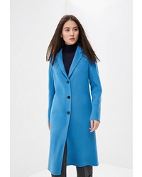 Женское синее пальто от Theory