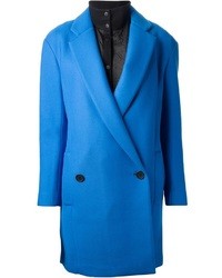 Женское синее пальто от Tibi
