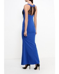 Синее платье-макси от Aurora Firenze