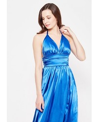 Синее платье-макси от CHIC