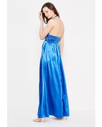 Синее платье-макси от CHIC